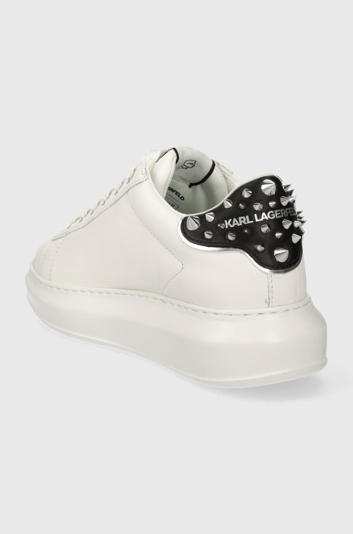 Обувки Кожени маратонки Karl Lagerfeld KAPRI KL62529N.011 бял