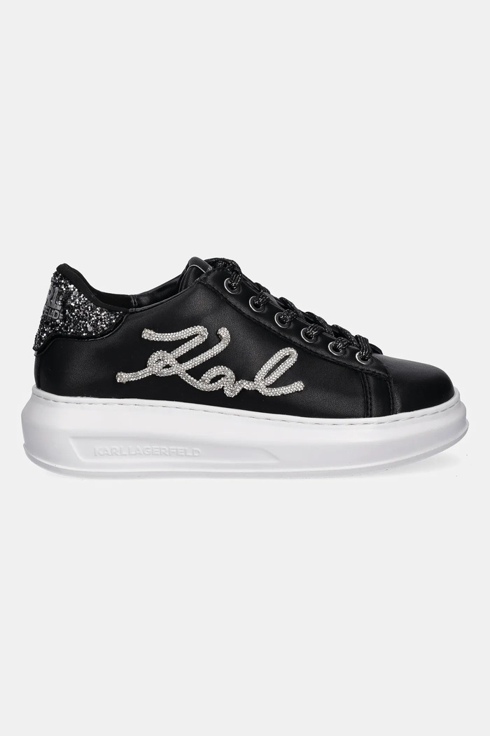 Kožené tenisky Karl Lagerfeld KAPRI KL62510G.00S čierna SS24