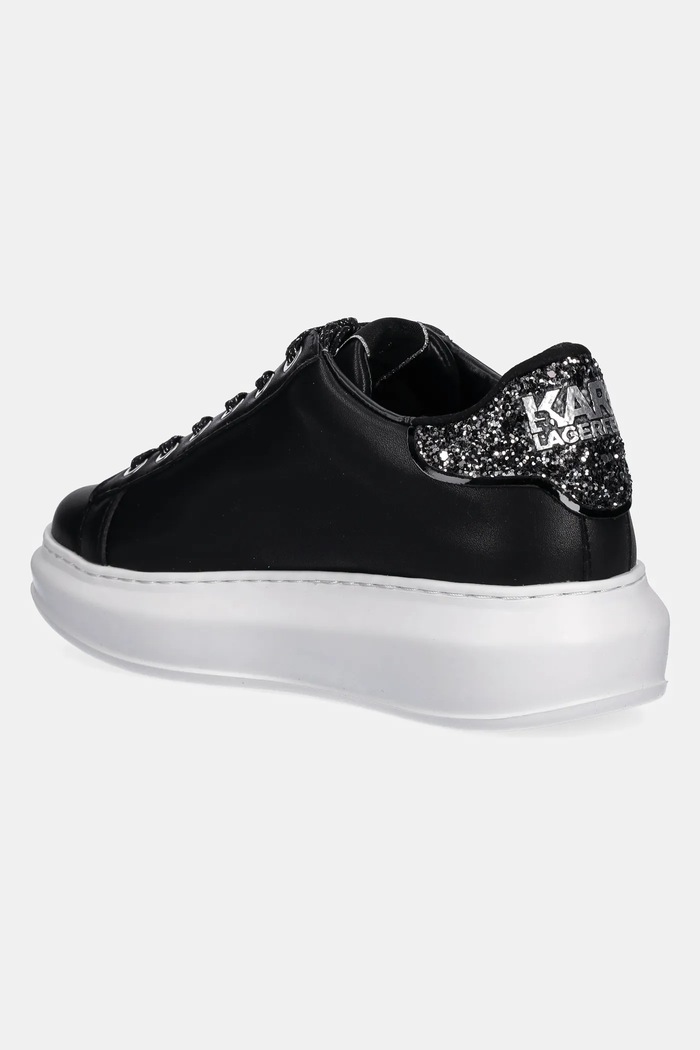 Obuv Kožené tenisky Karl Lagerfeld KAPRI KL62510G.00S čierna