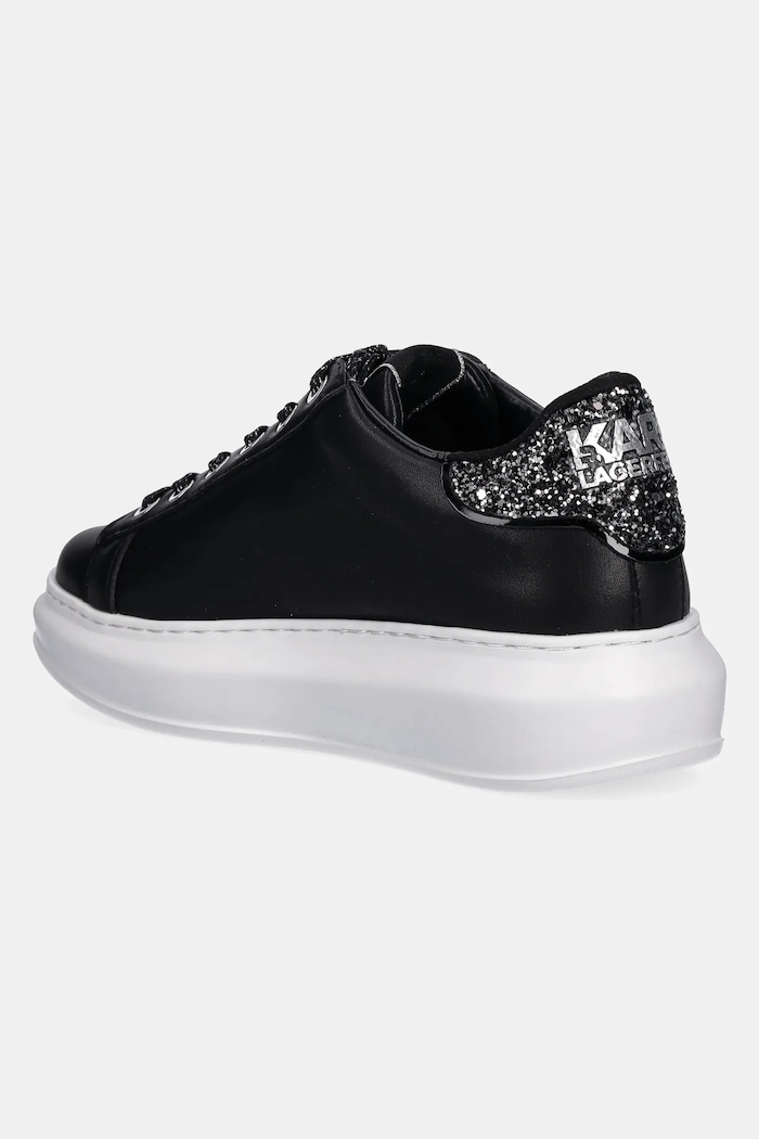 Obuv Kožené tenisky Karl Lagerfeld KAPRI KL62510G.00S čierna