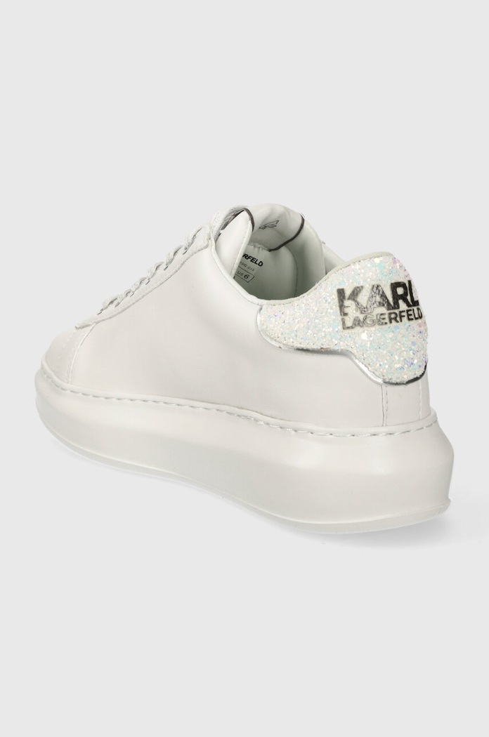 Cipők Karl Lagerfeld bőr sportcipő KAPRI KL62510G.01S fehér