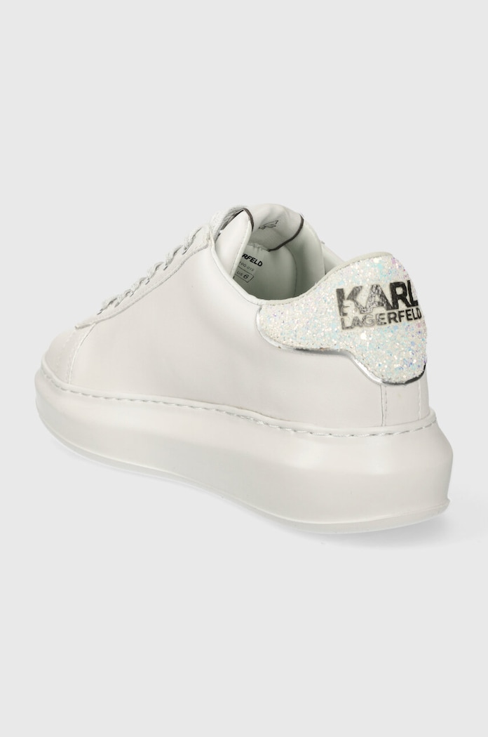 Cipők Karl Lagerfeld bőr sportcipő KAPRI KL62510G.01S fehér