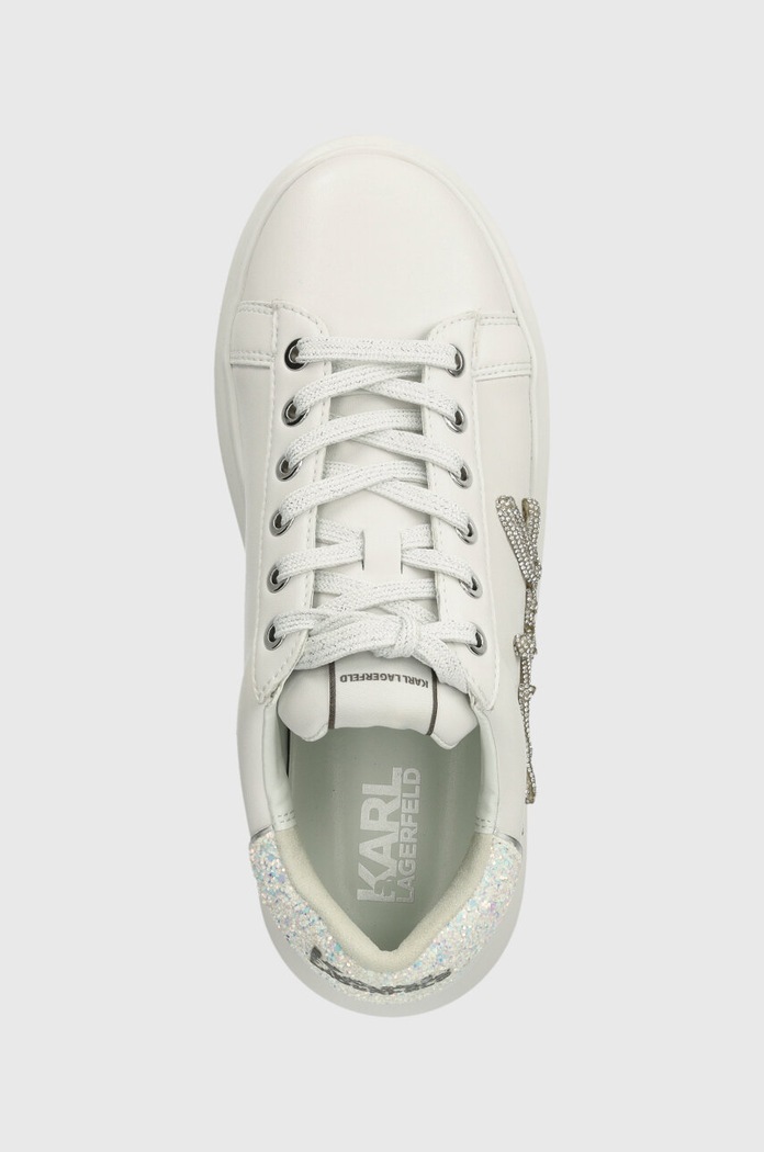 Karl Lagerfeld bőr sportcipő KAPRI fehér KL62510G.01S
