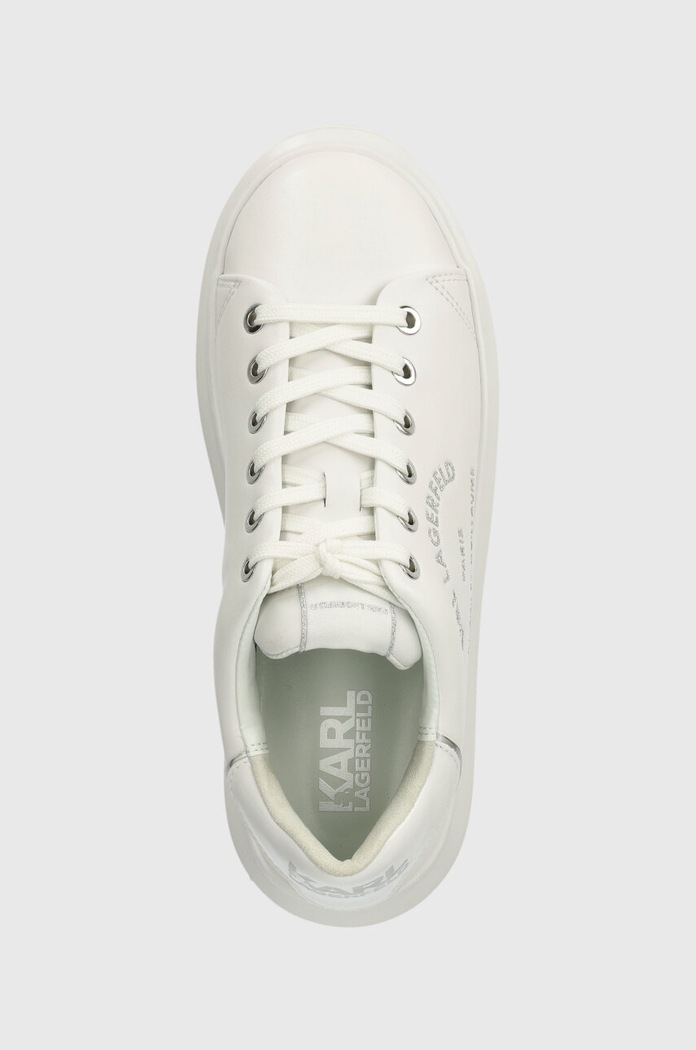 Karl Lagerfeld bőr sportcipő KAPRI fehér KL62539F.01S