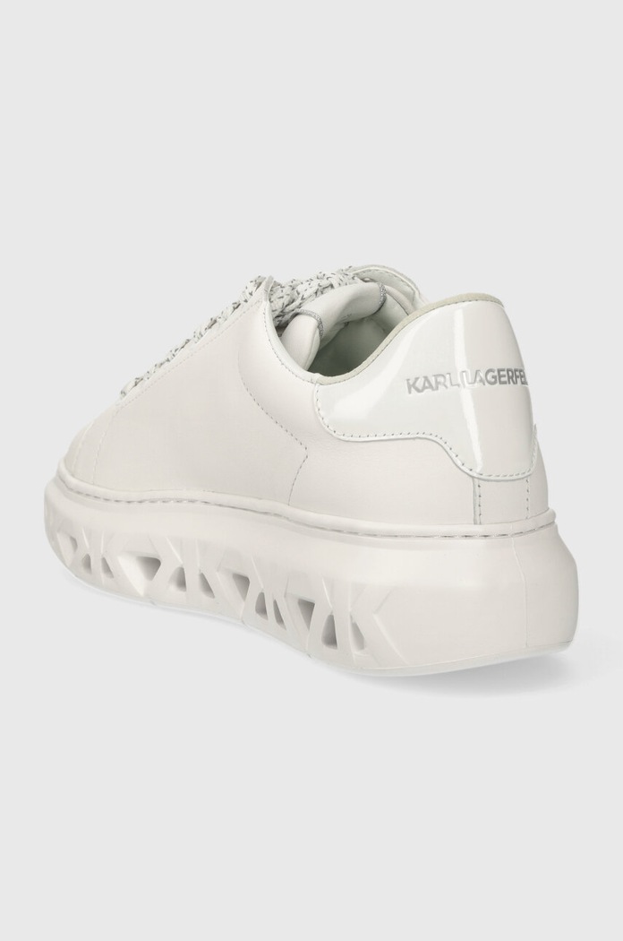 Obuwie Karl Lagerfeld sneakersy skórzane KAPRI KITE KL64530N.011 biały
