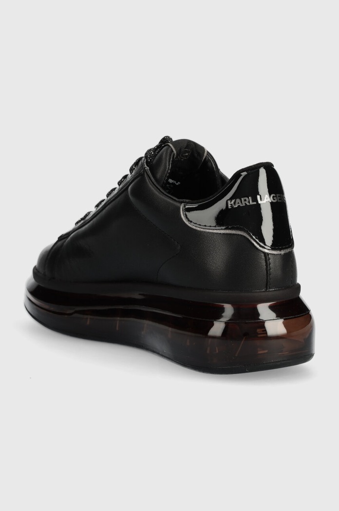 Boty Kožené tenisky Karl Lagerfeld KAPRI KUSHION KL62630N.00X černá
