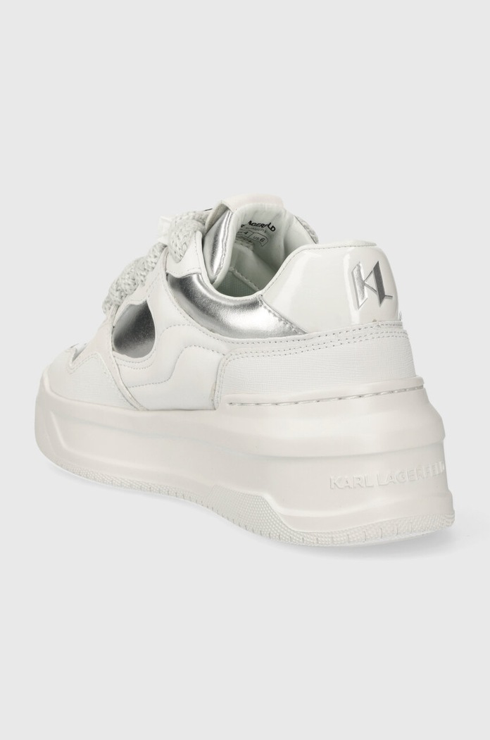 Obuwie Karl Lagerfeld sneakersy skórzane KREW MAX KL63324.01S biały