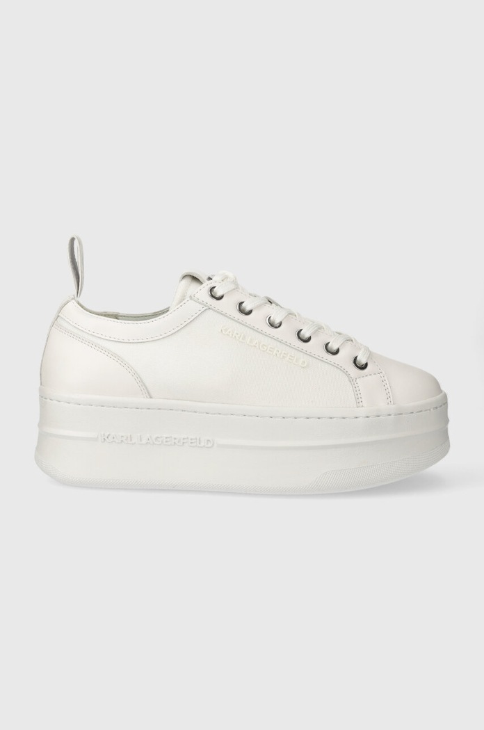 Karl Lagerfeld sportcipő KOBO III nappa bőr fehér KL65019.411