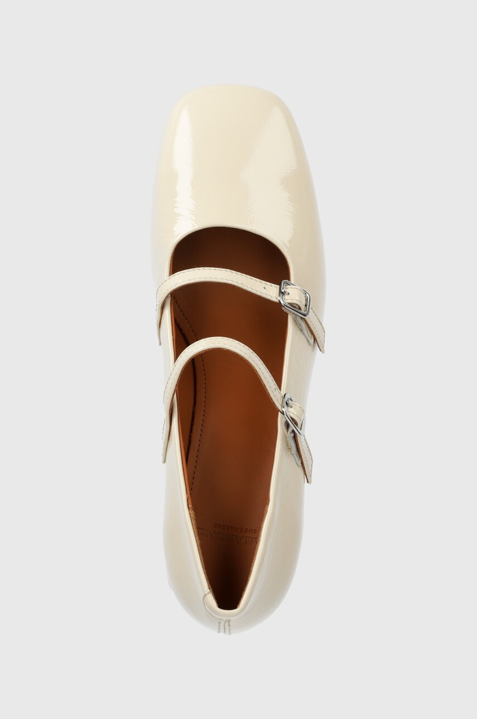 Vagabond Shoemakers czółenka skórzane ADISON beżowy 5739.160.37