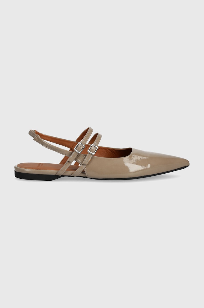 Vagabond Shoemakers baleriny skórzane HERMINE 5733.260.09 beżowy SS24