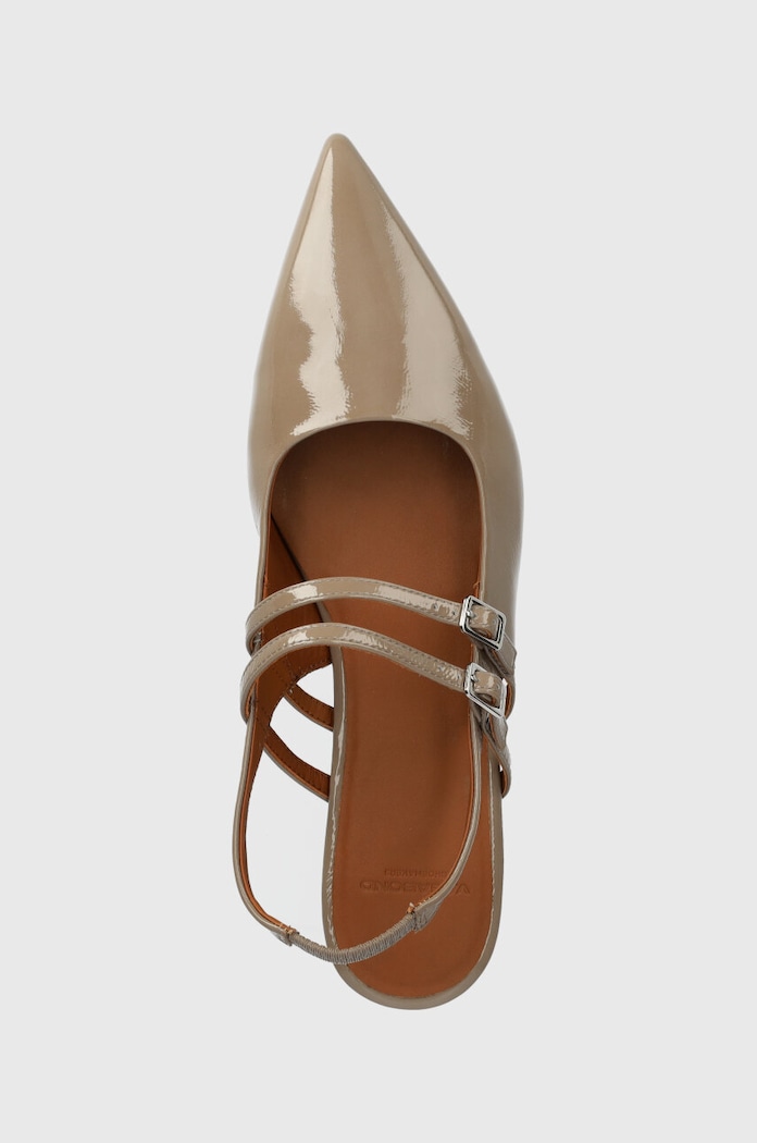 Vagabond Shoemakers baleriny skórzane HERMINE beżowy 5733.260.09