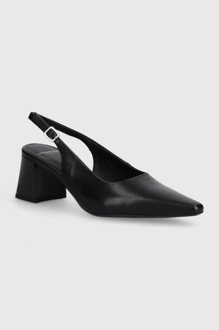 Vagabond Shoemakers czółenka skórzane ALTEA słupek czarny 5740.401.20
