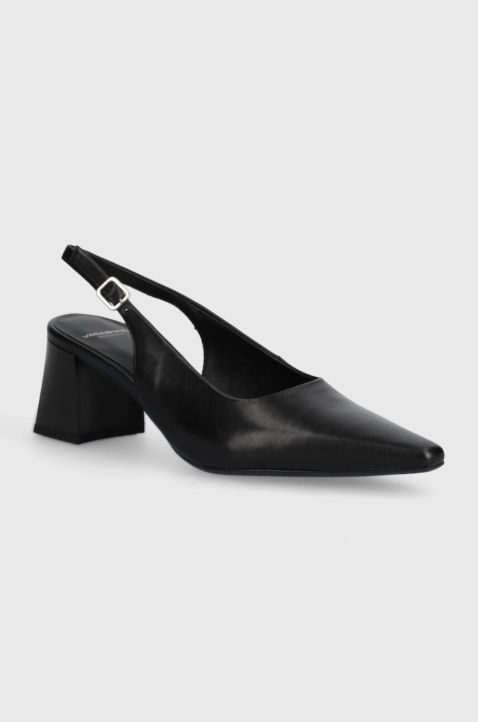 Vagabond Shoemakers czółenka skórzane ALTEA słupek czarny 5740.401.20