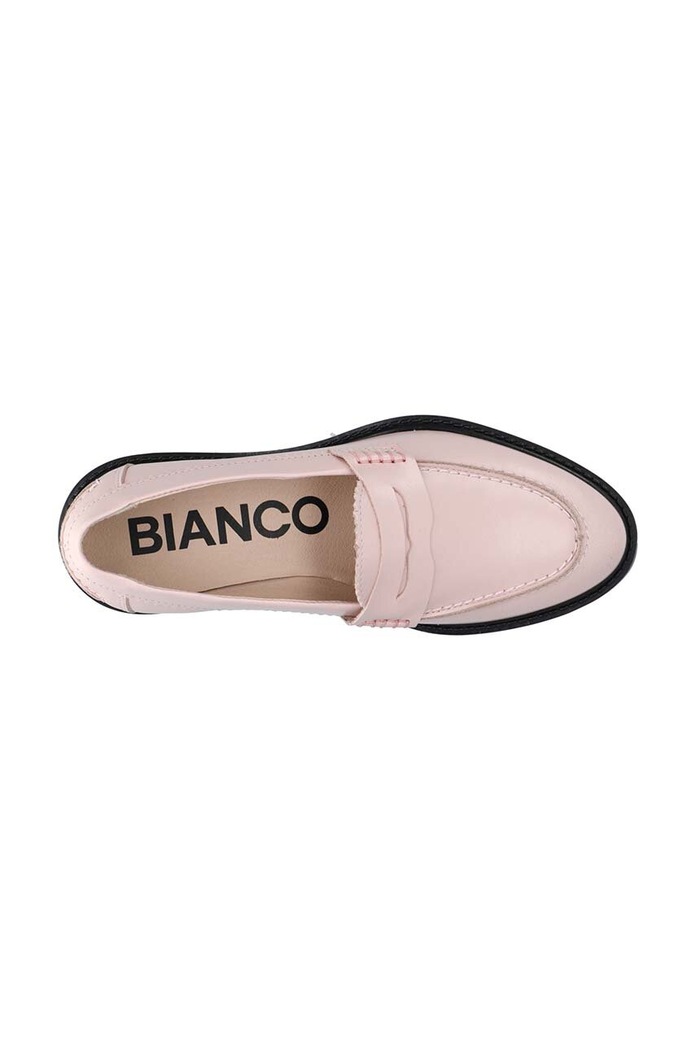 Bianco mokasyny skórzane BIAALMA 11250989 różowy