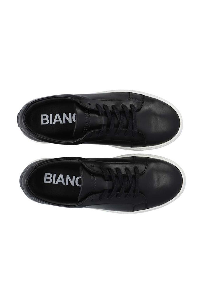 Tenisówki skórzane BIAAJAY 2.0 Bianco czarny 12640267