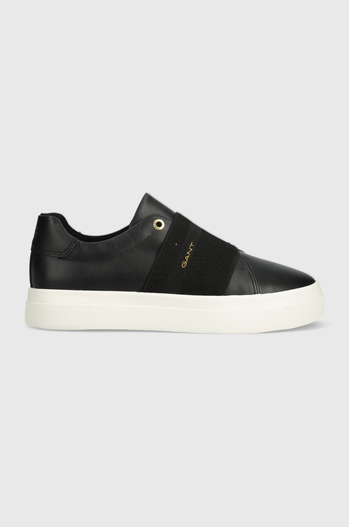 Δερμάτινα sneakers Gant Avona υφασμάτινο μαύρο 28531450.G00