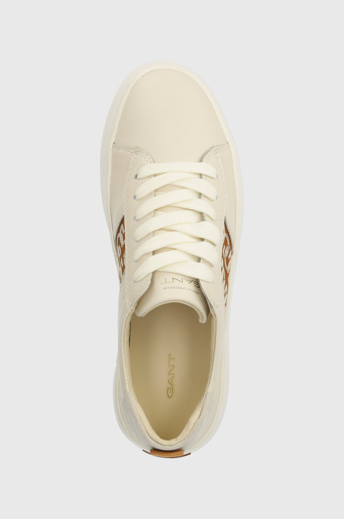 Δερμάτινα sneakers Gant Lawill μπεζ 28531507.G153