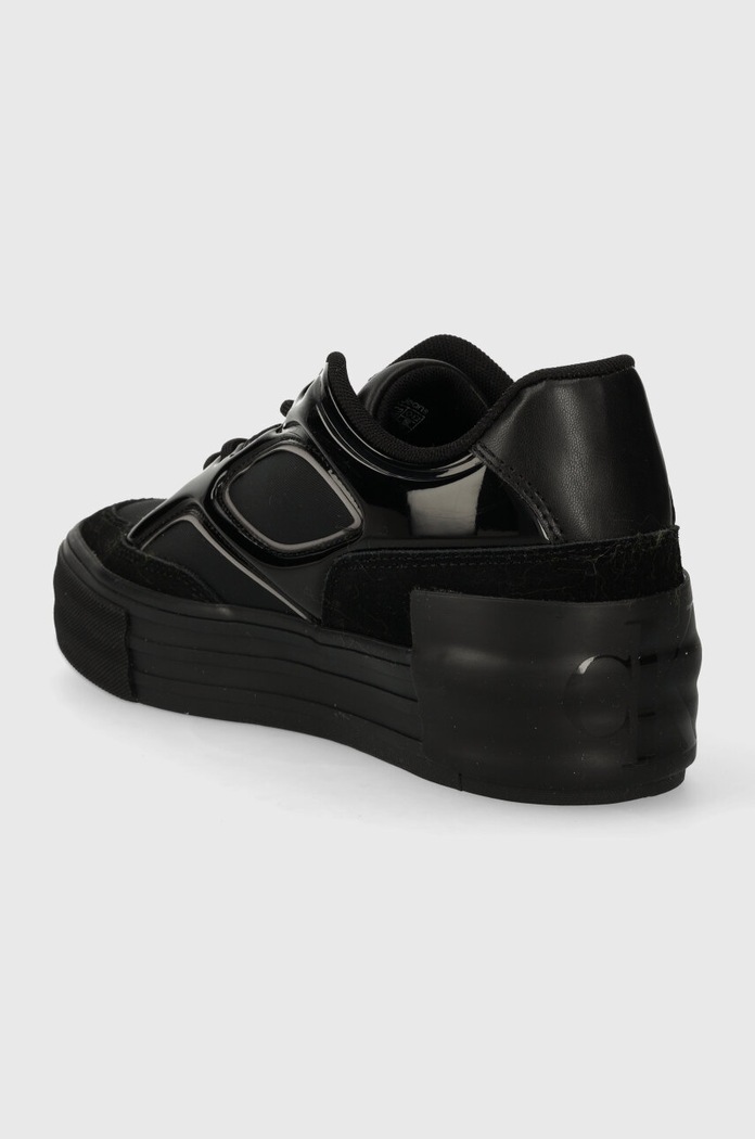 Cipők Calvin Klein Jeans sportcipő BOLD VULC FLATF LACE MIX MG LUM YW0YW01295 fekete