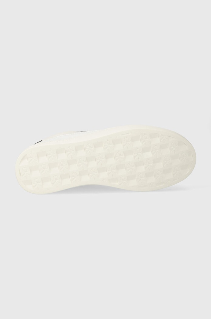 Calvin Klein Jeans sneakersy CLASSIC CUPSOLE LOW LACE LTH ML YW0YW01296 biały