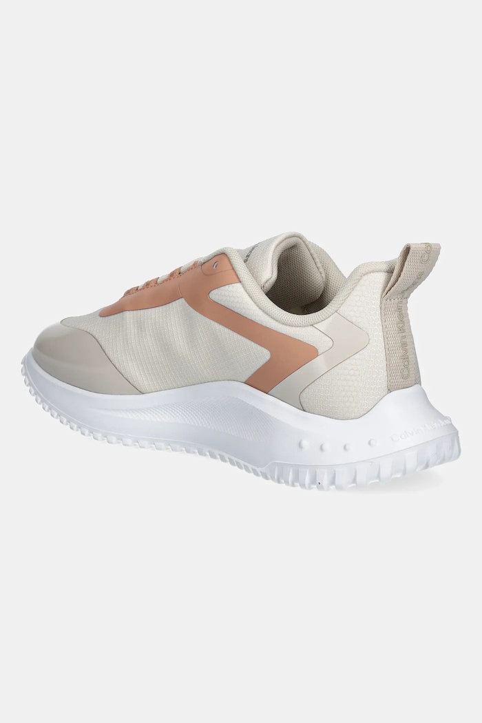 Obuwie Calvin Klein Jeans sneakersy EVA RUNNER LOW LACE MIX ML WN YW0YW01442 beżowy