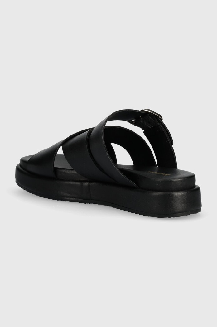 Obuwie Barbour klapki skórzane Annalise LFO0686BK11 czarny