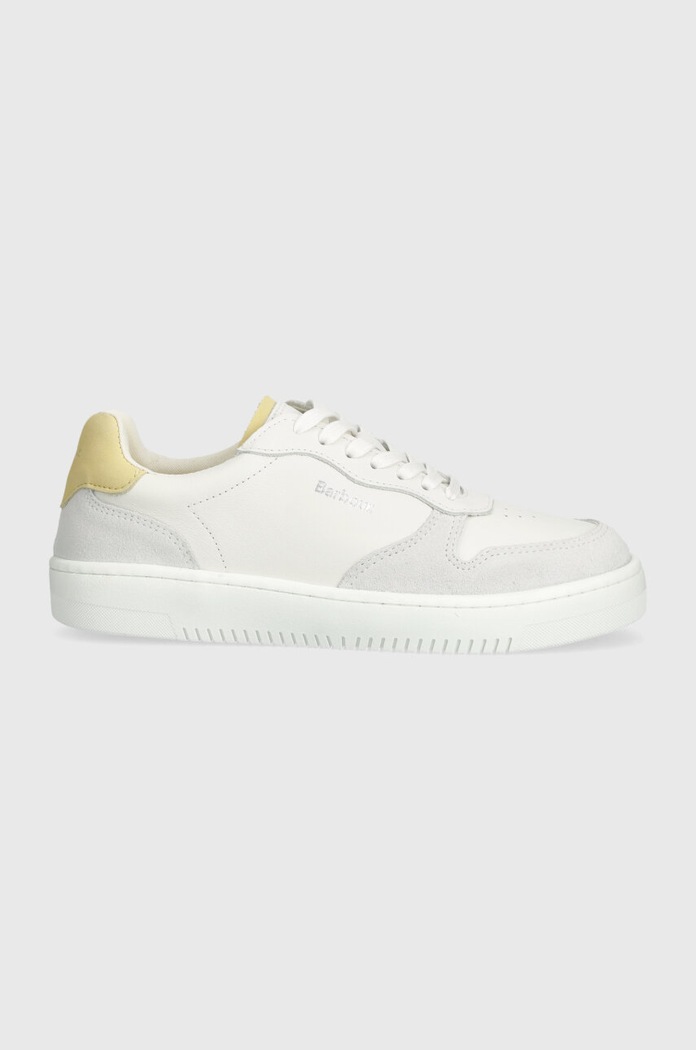 Barbour Sneakers din piele Celeste alb LFO0691WH32