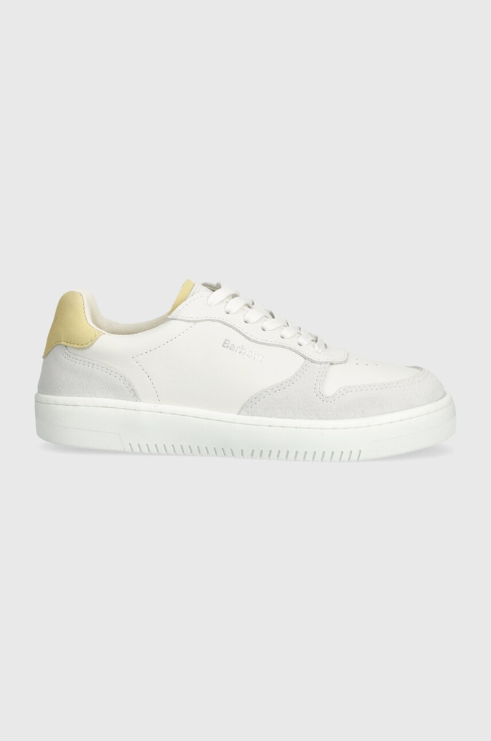 Barbour Sneakers din piele Celeste alb LFO0691WH32