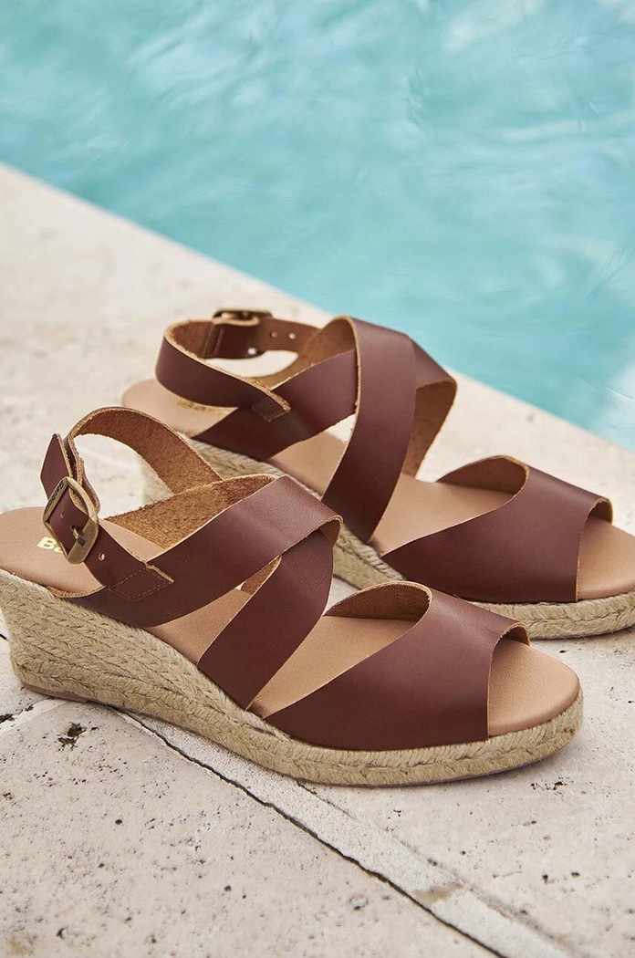Barbour sandały skórzane Yolanda LFO0695TA12