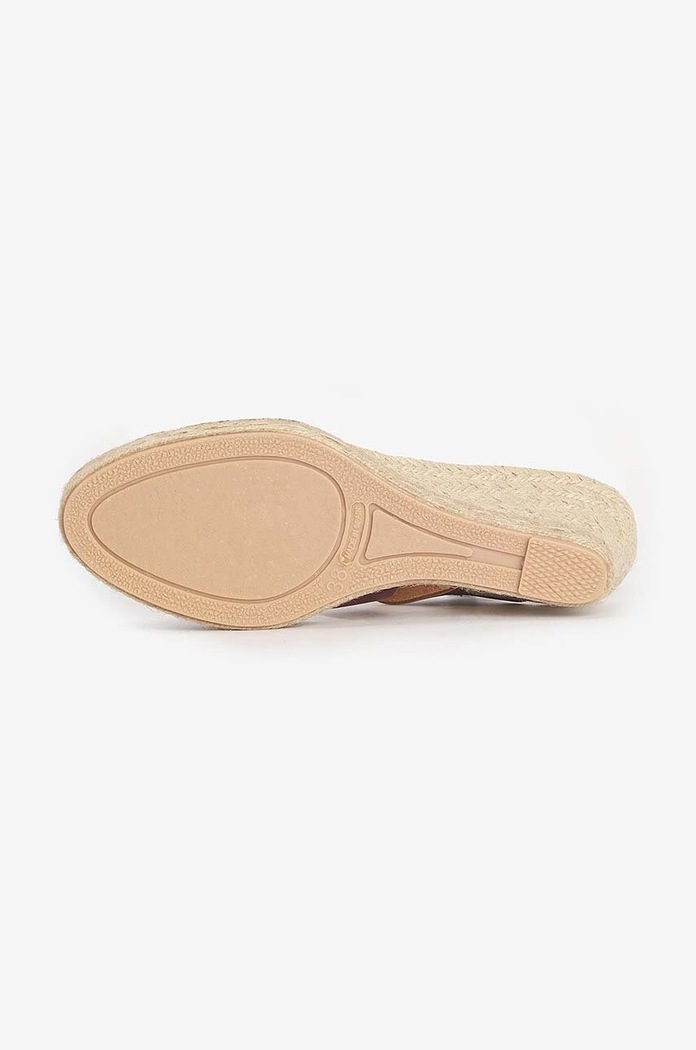 Barbour sandały skórzane Yolanda LFO0695TA12 brązowy