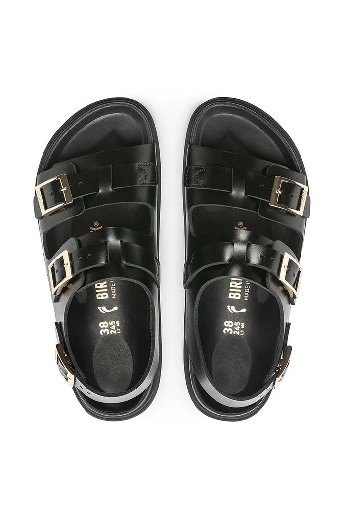 Kožené sandály Birkenstock Cannes 1023955 černá