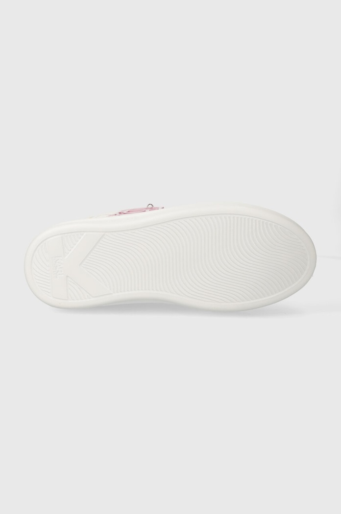 Karl Lagerfeld sneakersy skórzane KAPRI NFT KL62522.01V biały