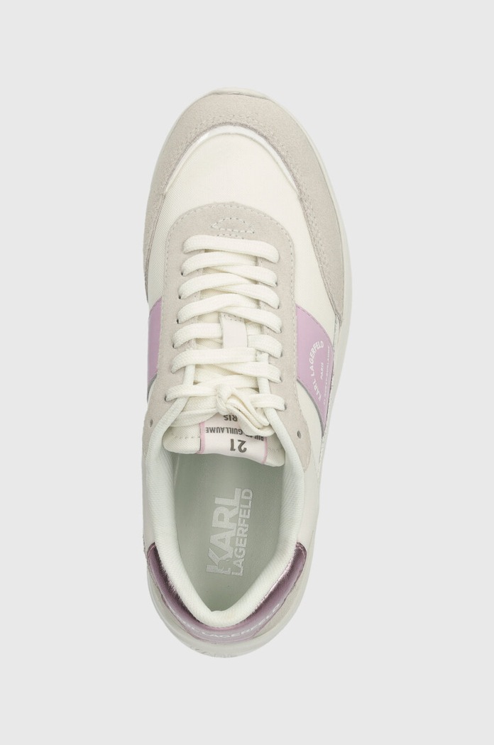 Karl Lagerfeld sneakersy SERGER biały KL63624.41V