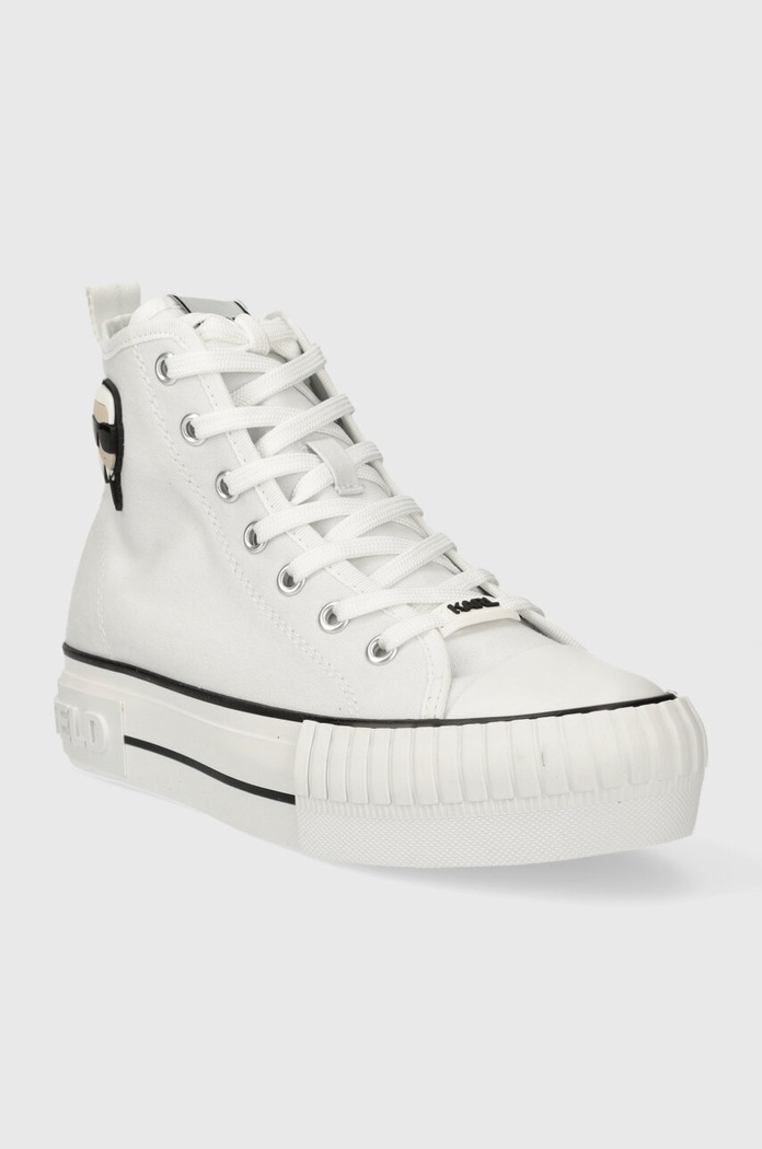 Kecky Karl Lagerfeld KAMPUS MAX NFT KL60444.911 bílá SS24