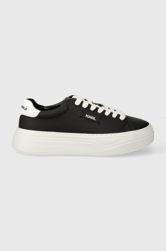 Karl Lagerfeld sneakersy KONVERT imitacja skóry licowej czarny KL63420.E00