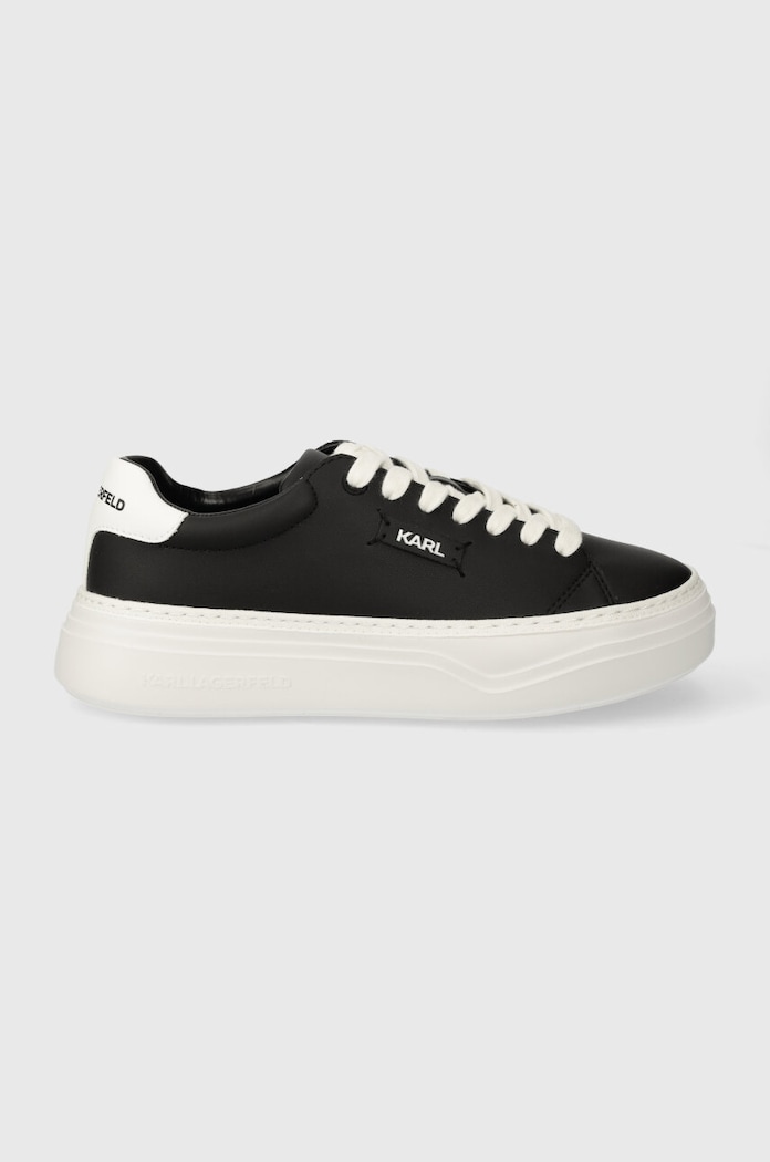 Karl Lagerfeld sneakersy KONVERT imitacja skóry licowej czarny KL63420.E00