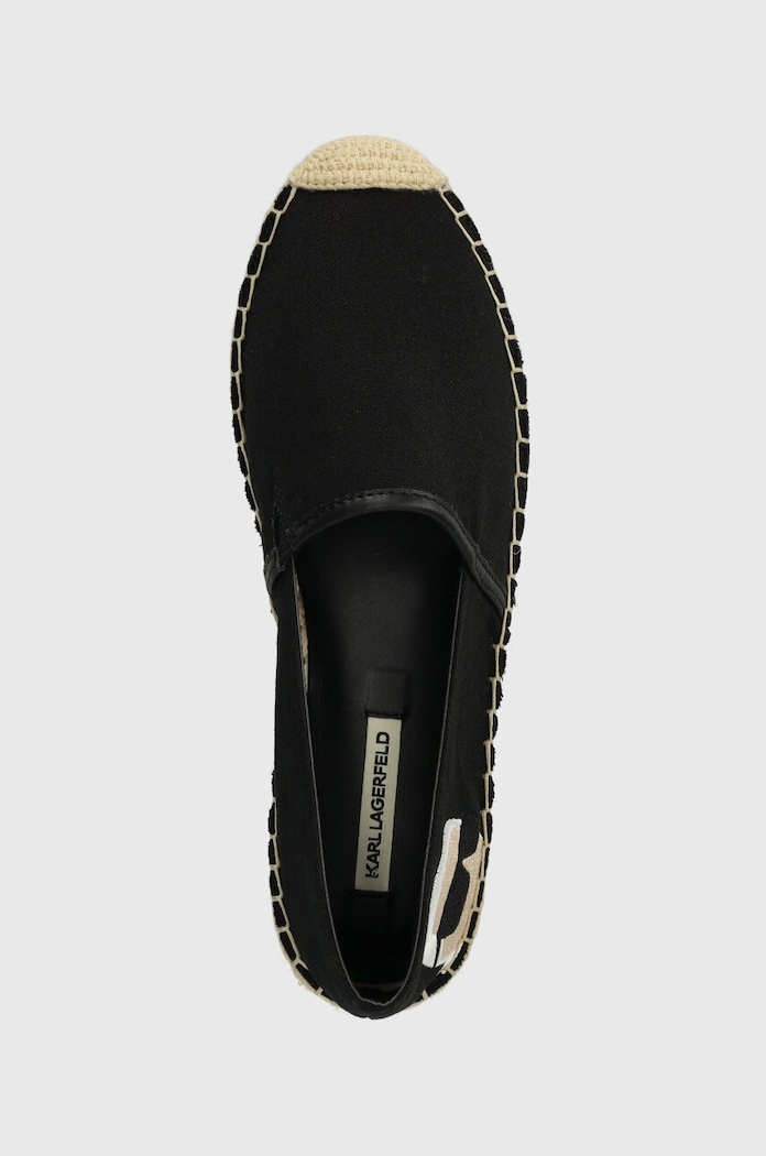 Karl Lagerfeld espadryle KAMINI czarny KL80111N.900