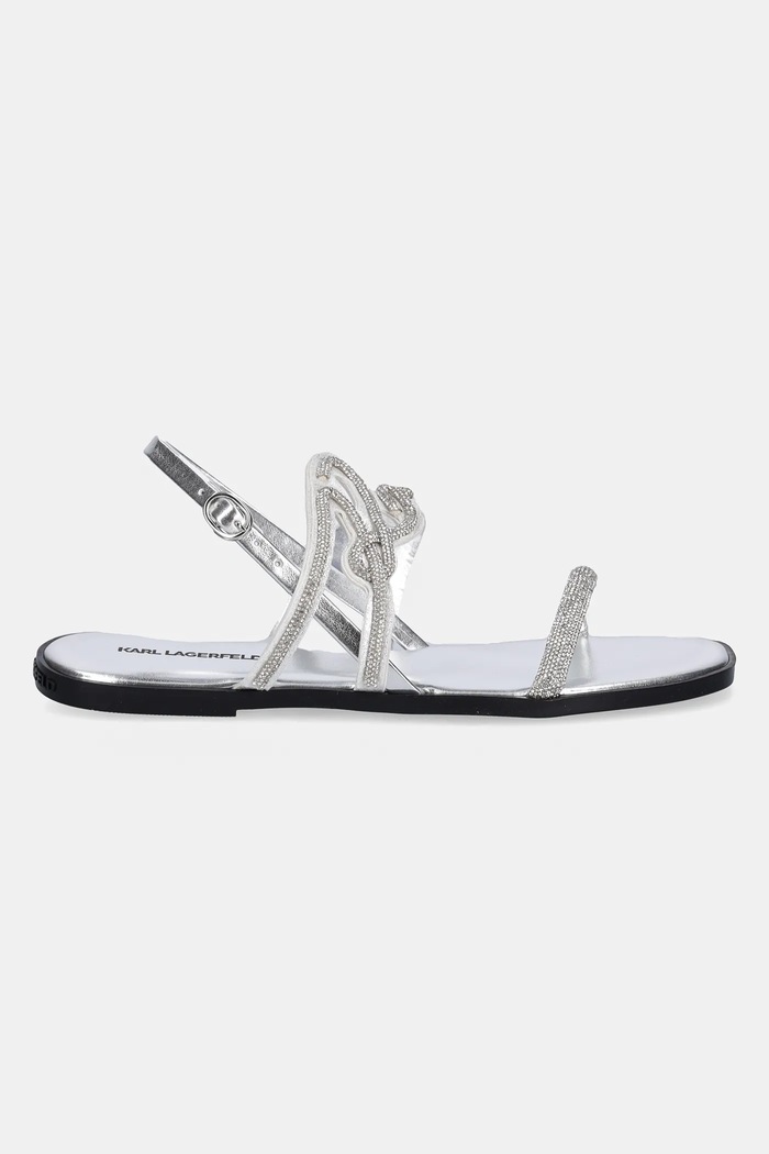 Karl Lagerfeld sandały OLYMPIA KL87425.GSL srebrny SS24