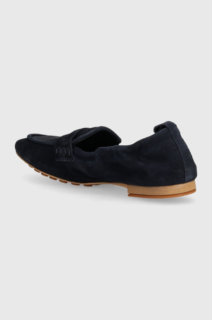 Obuwie Tommy Hilfiger mokasyny zamszowe TH SUEDE MOCCASIN FW0FW07714 granatowy