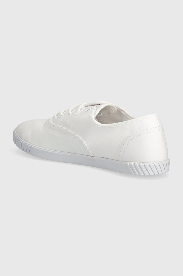 Boty Tenisky Tommy Hilfiger CANVAS LACE UP SNEAKER FW0FW07805 bílá