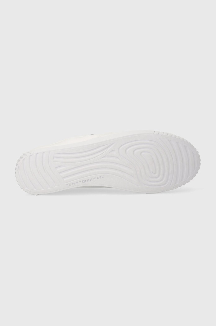 Tenisky Tommy Hilfiger CANVAS SLIP-ON SNEAKER FW0FW07806 bílá