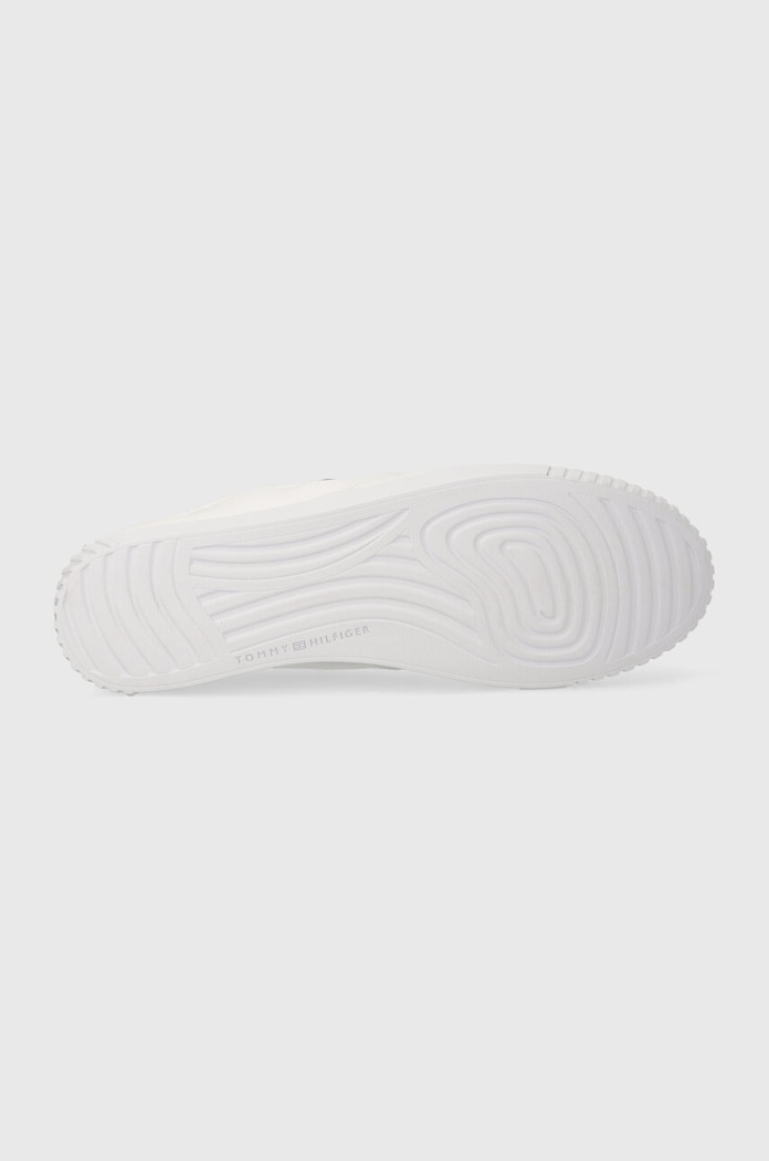 Tenisky Tommy Hilfiger CANVAS SLIP-ON SNEAKER FW0FW07806 bílá