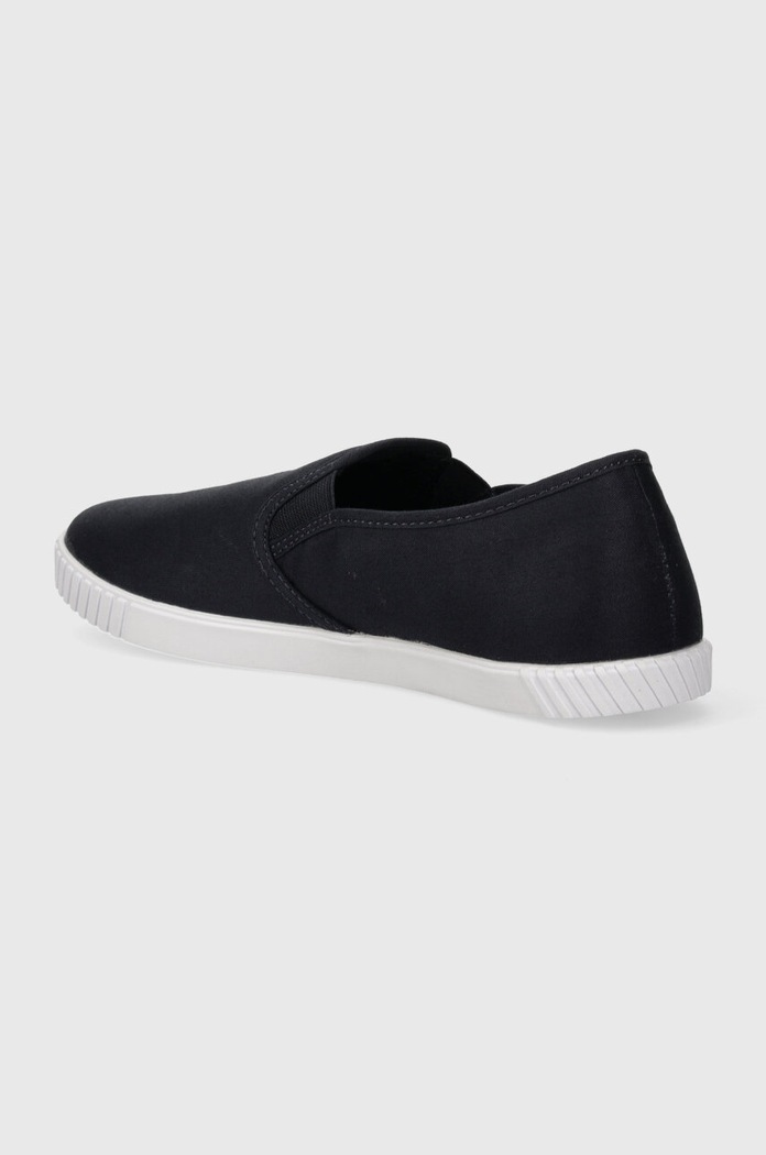 Boty Tenisky Tommy Hilfiger CANVAS SLIP-ON SNEAKER FW0FW07806 námořnická modř