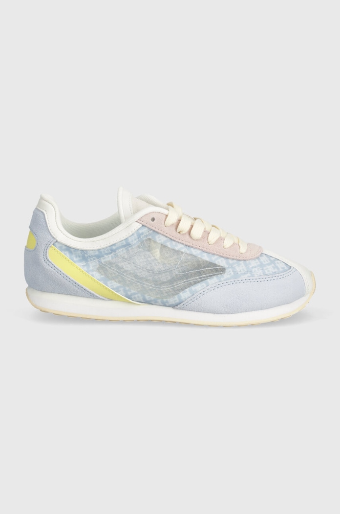 Tenisky Tommy Hilfiger TH MONOGRAM HERITAGE RUNNER FW0FW07893 modrá SS24