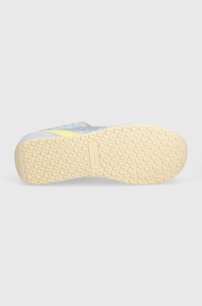 Tenisky Tommy Hilfiger TH MONOGRAM HERITAGE RUNNER FW0FW07893 modrá