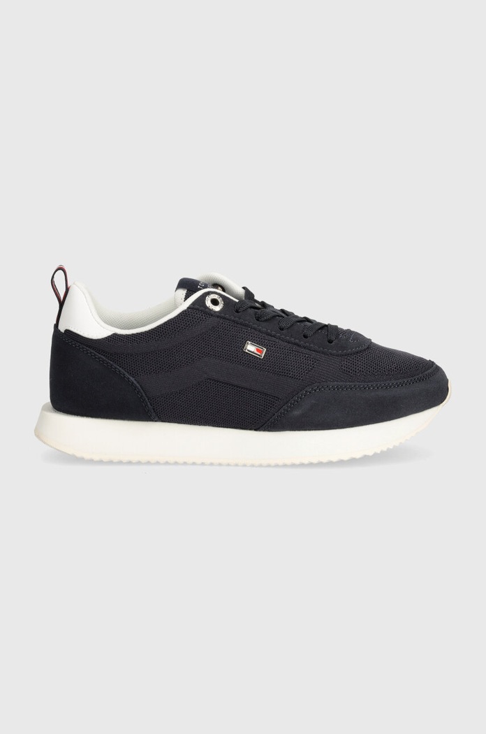 Tommy Hilfiger sneakers FLAG KNIT RUNNER FW0FW07916 bleumarin SS24