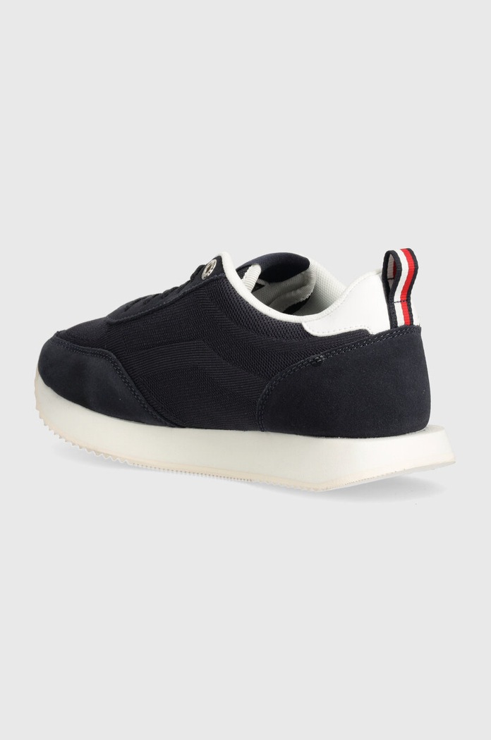 Încălțăminte Tommy Hilfiger sneakers FLAG KNIT RUNNER FW0FW07916 bleumarin