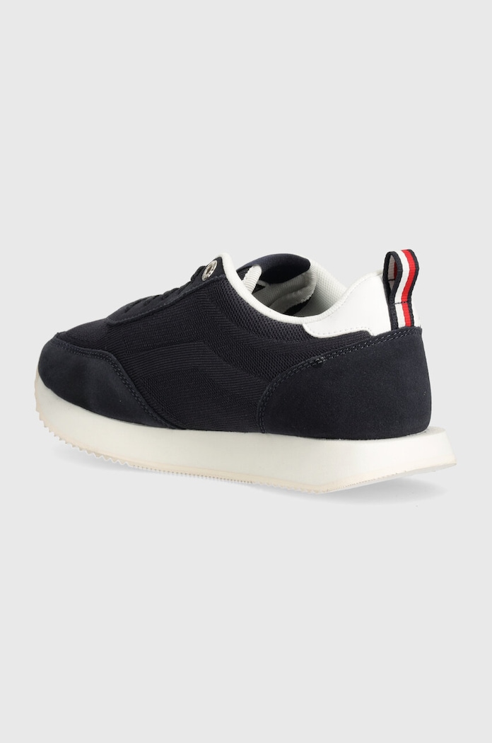 Încălțăminte Tommy Hilfiger sneakers FLAG KNIT RUNNER FW0FW07916 bleumarin