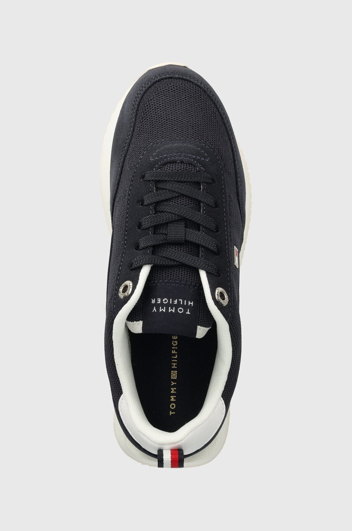 Tommy Hilfiger sneakers FLAG KNIT RUNNER bleumarin FW0FW07916