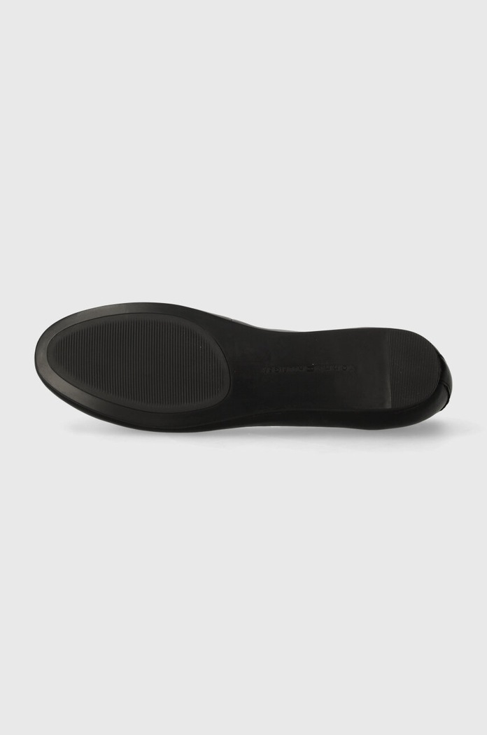 Kožené baleríny Tommy Hilfiger ESSENTIAL CHIC BALLERINA FW0FW08059 černá