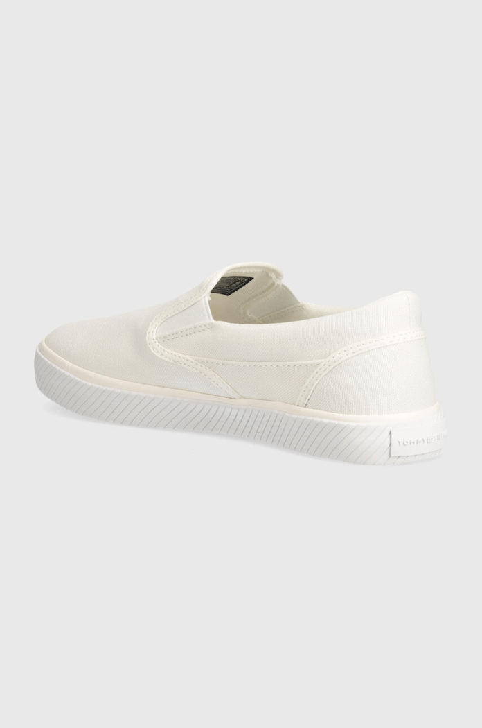 Boty Tenisky Tommy Hilfiger VULC CANVAS FW0FW08065 bílá